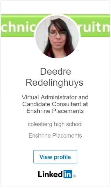 Deedre Redelinghuys Linkedin Profile
